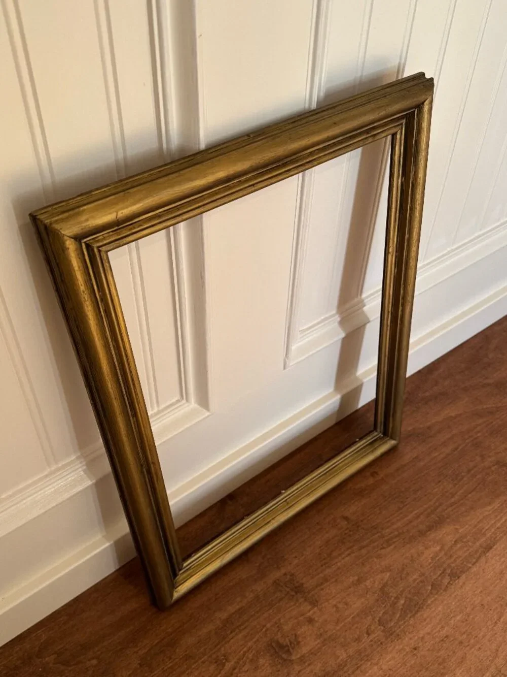 Vintage Gold Painted Wood Frame